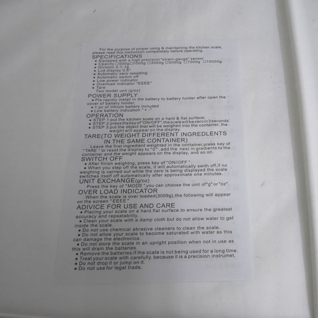 Escala de cocina pequeña escala de peso electrónica de alta precisión horneado escala doméstica escala de alimentos escala pequeña 10kg / 1G 2025