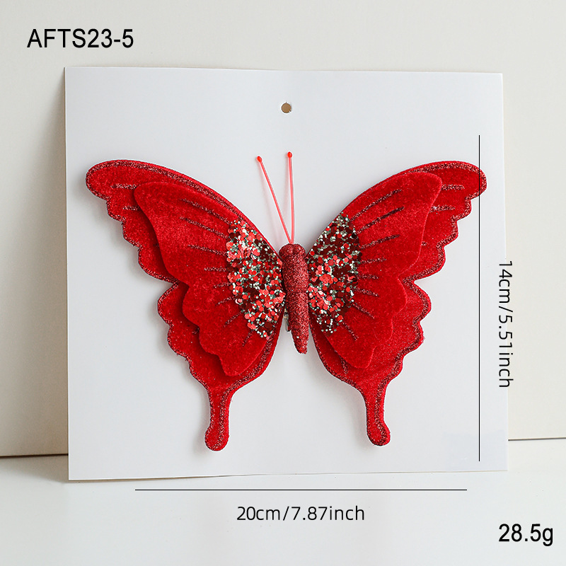 Mariposa roja grande