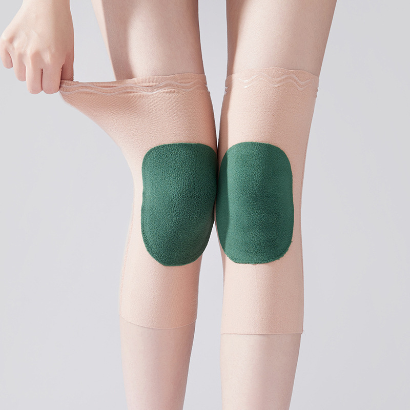 2026 Modal leg and knee warmers with fleece lining, designed for men with cold legs, featuring anti-slip properties and providing warmth and protection for the knees of elderly individuals