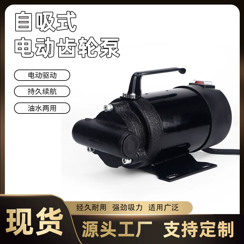 Нюаптидный масляный насос 12 В 24 В самовсасывающий электрический шестеренный насос гидравлическое масло шестерни моторное масло небольшой насос для замены масла