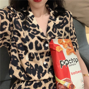 Summer Short-sleeved Shorts Pajamas for Women ins Cartoon Cute Sweet New Cardigan Student Casual Home Wear Set