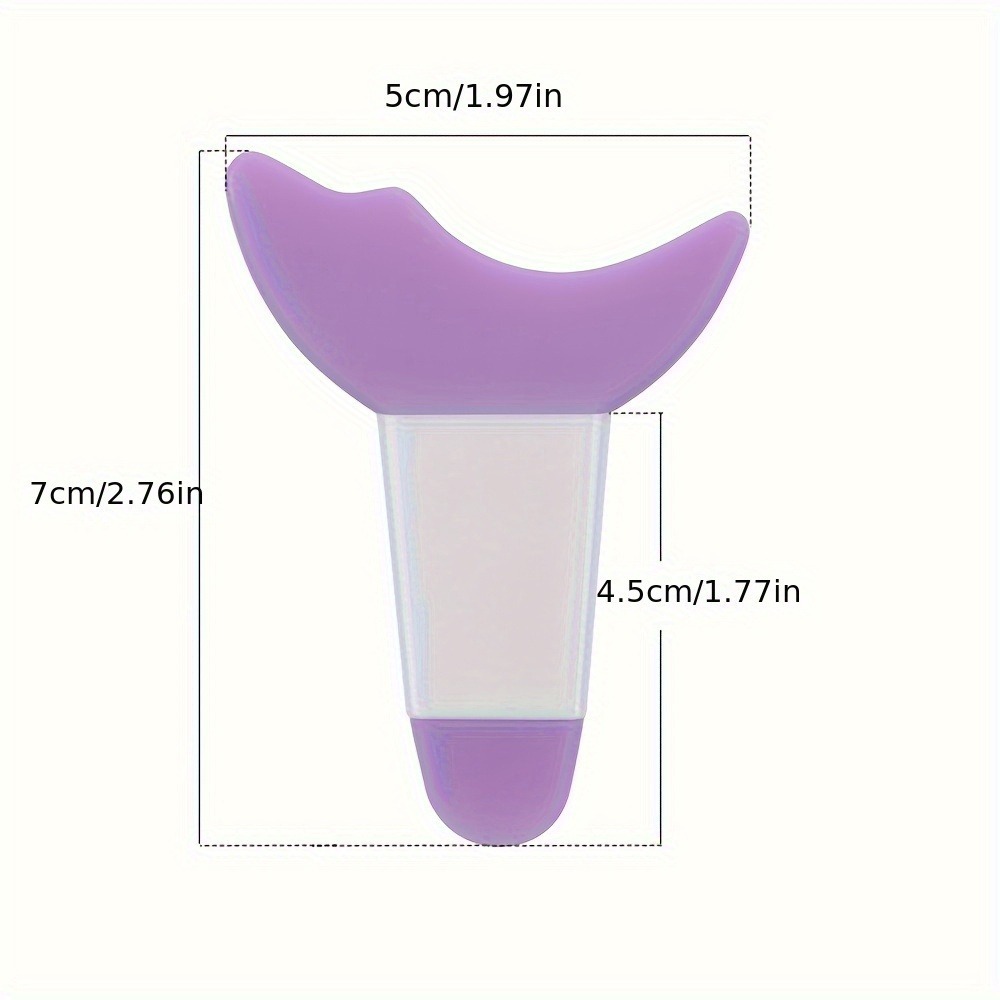 Novato dibujo delineador de ojos multifuncional maquillaje de ojos de silicona auxiliar artefacto mágico pestañas falsas sombras de ojos media luna herramienta de maquillaje