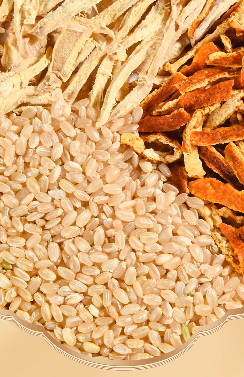 Chenpi Ginger Rice Tea 陈皮姜米茶 5g x 30 Bags Roasted Rice Herbal Tea for Daily Brewing specifications