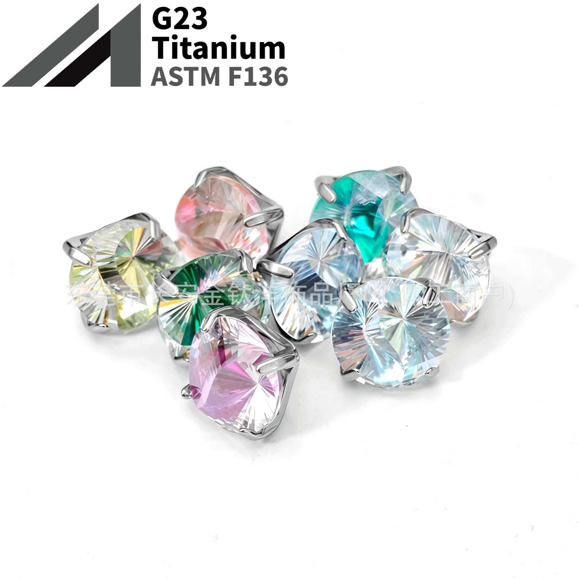 16G labret stud size and finish detail