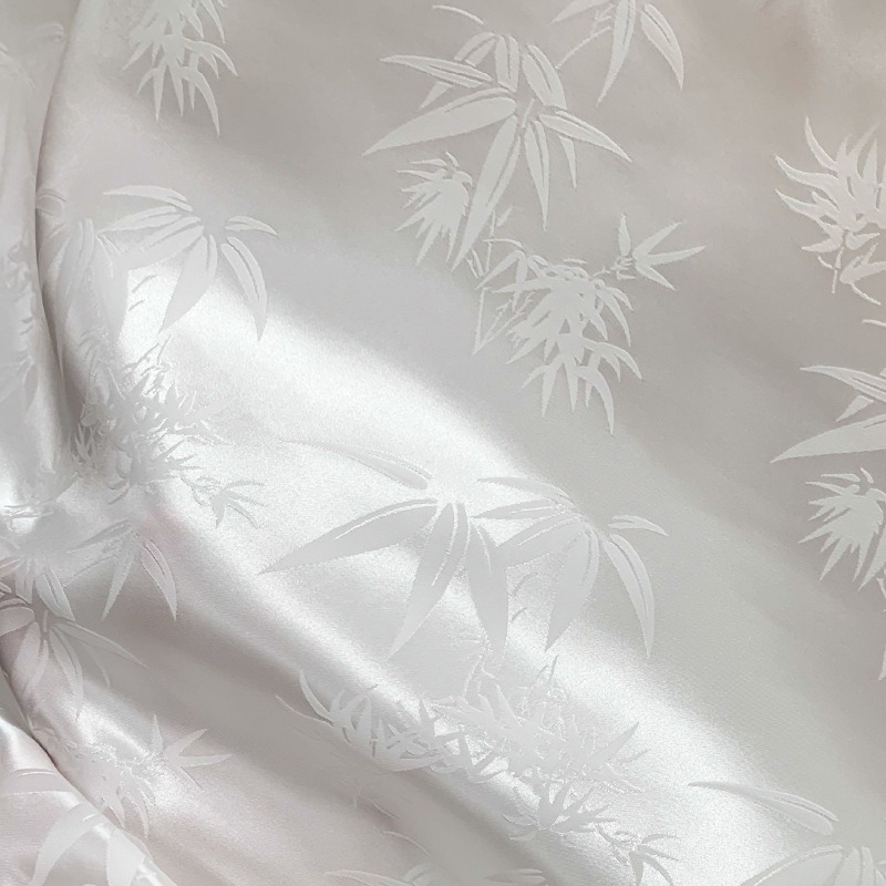 Fangda seda seda jacquard seda de bambú 2024 nuevo producto 24.5MM140CM vestido FD6323