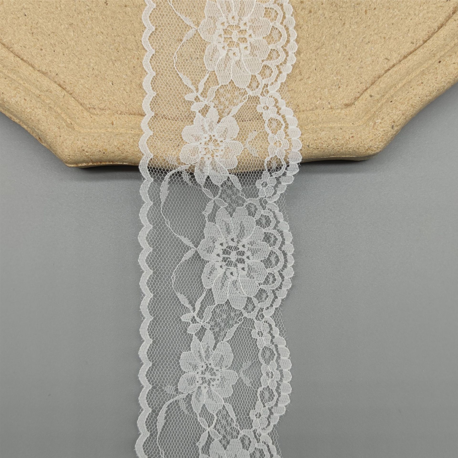 6cm无弹锦纶蕾丝花边 鞋帽箱包饰品头带服装辅料玩具娃娃裙装饰