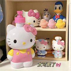 可爱卡通kitty沐浴露分装按压瓶 kt乳液瓶洗手液手压瓶