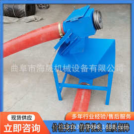 石粉硅灰上料机图片 塑料粉绞龙输送机 120型单驱动车载吸粮机