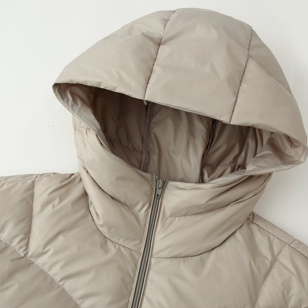 PB & ZA ropa de mujer 2026 primavera nueva moda temperamento simple versátil estilo casual chaqueta larga plumón