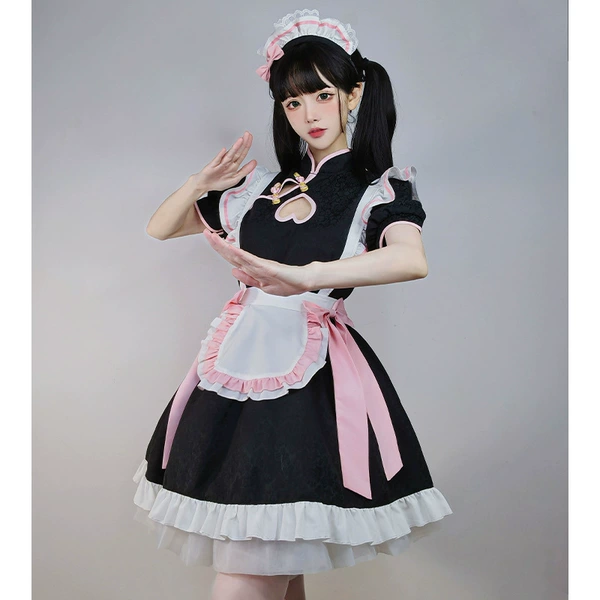 Chinese maid suit type A (with hairband)
