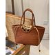 Dragon Same-style Cowhide Woven Bag Women's Portable Shoulder Vegetable Basket Tote Bag Handmade Genuine Leather Vacation Fashionable Spring and Summer