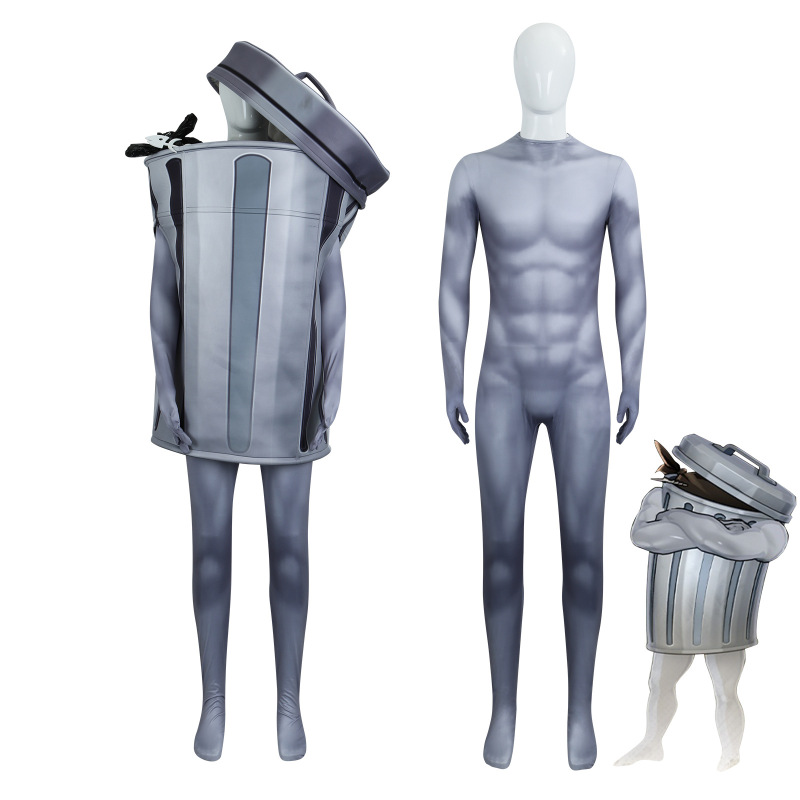 Collapse Star Dome Railway King Next Barrel cos Suit Trash Can Doll Suit Game cosplay Role-playing Costume Collapse Star Dome Railway King Next Barrel cos Suit Trash Can Doll Suit Game cosplay Role-playing Costume