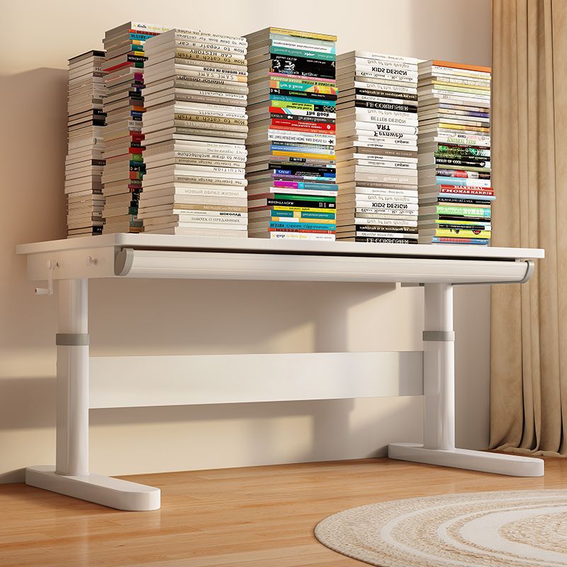 3x children's study table liftable hole board writing table and chair set solid wood lift primary school student home book