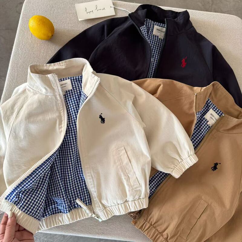 Children's Outwear 2025 Autumn Kidsren's Clothing Boys Trendy Brand Embroidered Jacket Baby Kidsren's Tops Big Kidsren's Spring & Fall Shirts Children's Outwear 2025 Autumn Kidsren's Clothing Boys Trendy Brand Embroidered Jacket Baby Kidsren's Tops Big Kidsren's Spring & Fall Shirts