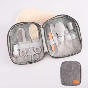 Baby Care Product Set Baby Comb Brush Scissors Care Tool Kit Baby Care 9-Piece Set