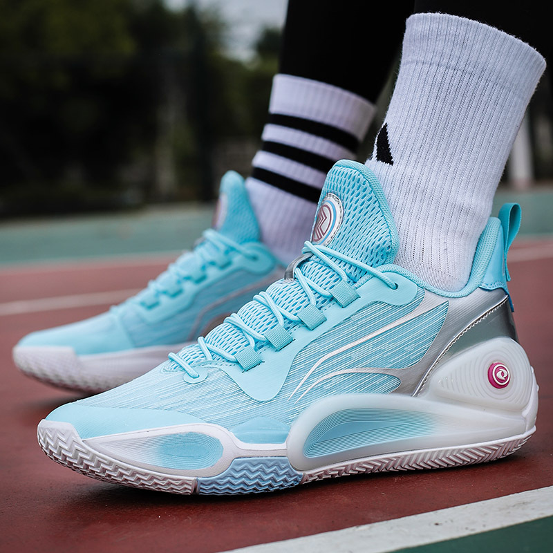 2025 nuevas zapatillas de baloncesto de malla transfronteriza para parejas de cemento para hombres y mujeres zapatillas deportivas casuales un cabello