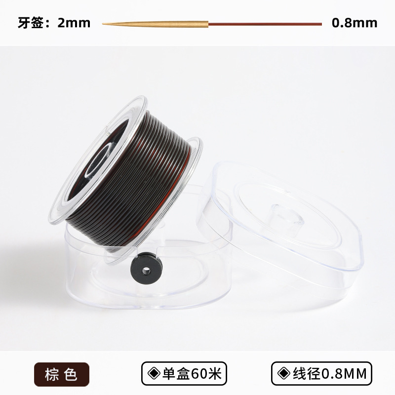 韩国高品质透明水晶弹力线彩色高端文玩弹力绳DIY穿串珠项链线材|undefined