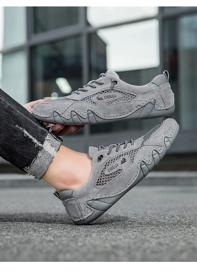 Giày thể thao unisex cỡ lớn thoáng khí lưới mùa hè, đế bằng — 661 Màu đen, 661 màu cát, 661 màu hồng, 661 màu nâu chi tiết 28