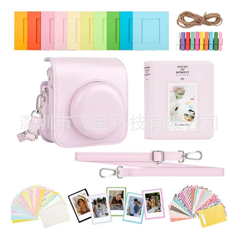 Polaroid Accessory Set 6-in-1 Suitable for Instax Mini 12 Camera Bag, Photo Album, Photo Frame, Stickers Polaroid Accessory Set 6-in-1 Suitable for Instax Mini 12 Camera Bag, Photo Album, Photo Frame, Stickers