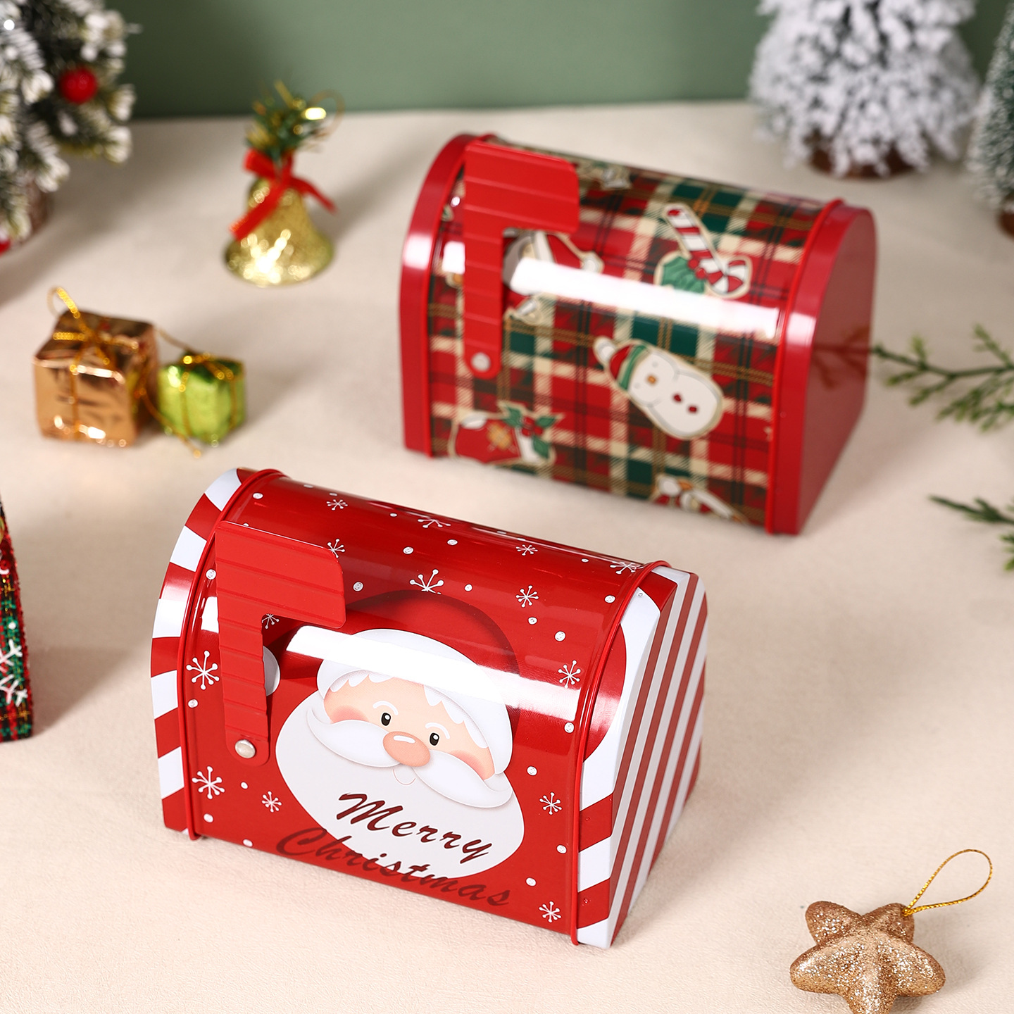 Коробка металлическая Yayun Merry Christmas