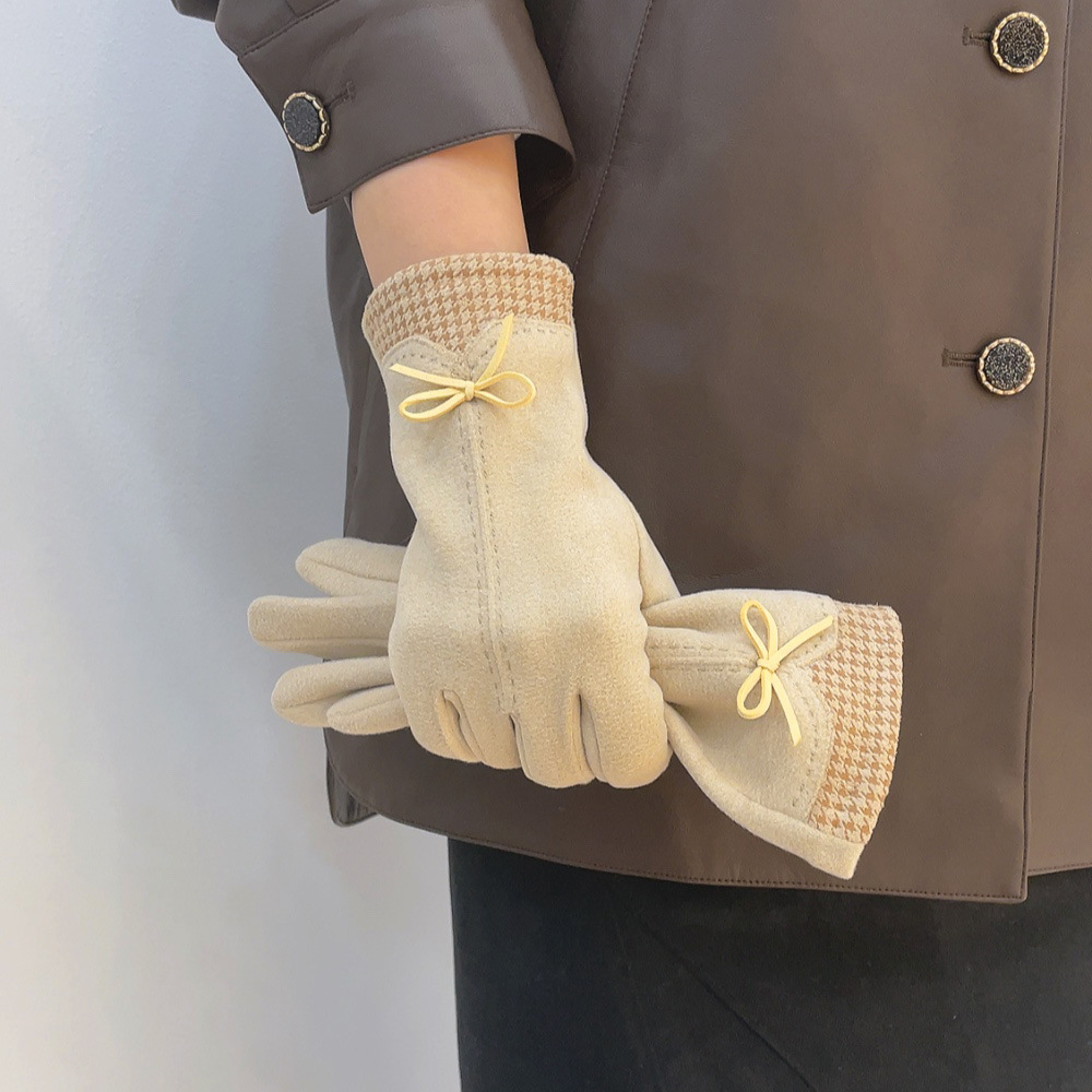 하운드 활 모피 벨벳 베이지