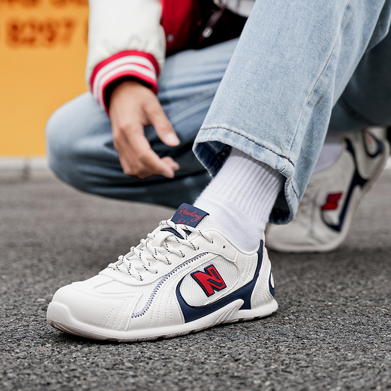 New Balance training shoes, new breathable college-style casual shoes, retro flat-soled Forrest Gump shoes, racing baseball sneakers