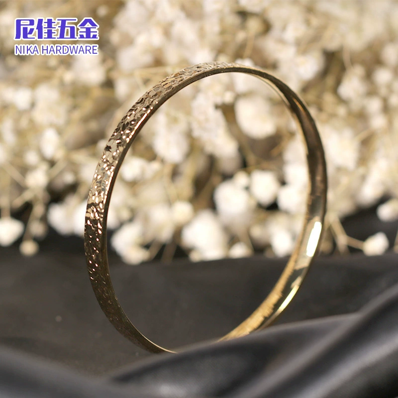 Golden bracelet, nail sequins, ring, new collection, 24 carat white gold