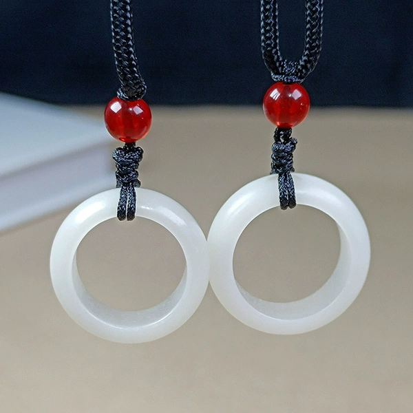White ring, necklace, for beloved