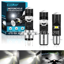 新品透镜摩托车大灯灯泡电动车LED大灯 P15D T19 H4 H6现货供应