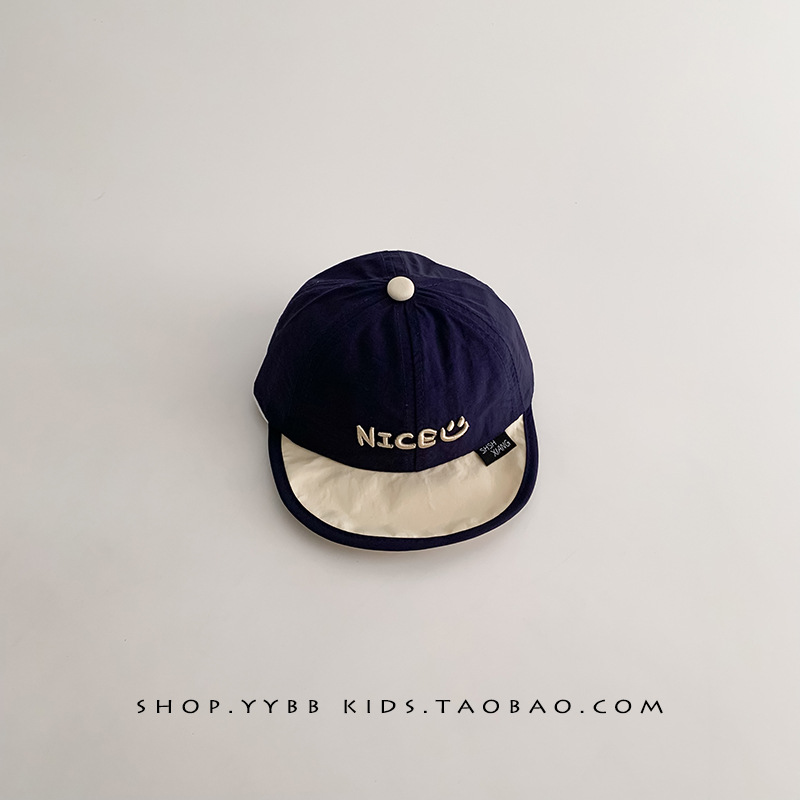 Sombreros para bebés primavera y otoño secado rápido sombrero de sombra para niños y niñas viajar sombrero de béisbol delgado protección solar pequeño mes de verano