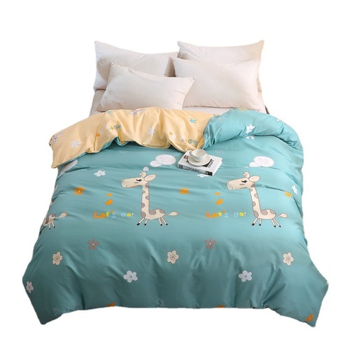 Single piece pure cotton quilt cover for home use four seasons single and double cotton quilt cover single product student dormitory bedding wholesale