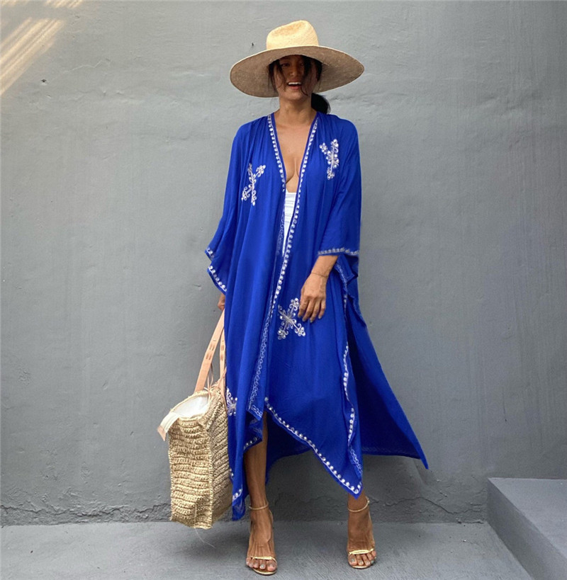 232g Weight Sunscreen Shirt Outerwear Type Short Sleeve Sleeve Length Tie Placket Type Women's Beach Flower Printing Cover Ups