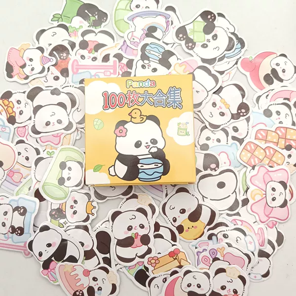 [100 pieces in a gift box] Panda