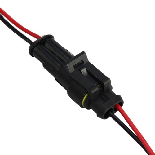 Corded car connector connector waterproof HID plug socket male and female butt connector 2 core hole butt connector
