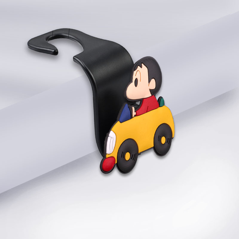 Meiyesi suministros de decoración de automóviles silla trasera gancho de coche celebridad de Internet hermoso gancho de dibujos animados suministros de la serie de almacenamiento