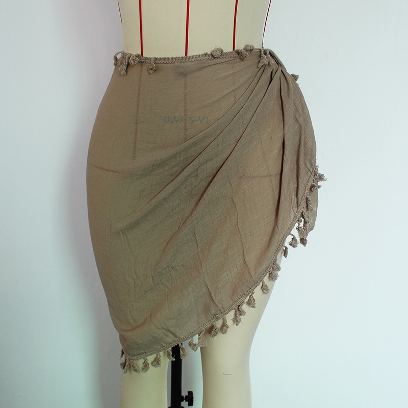 Womenu0027S Fashion Solid Color Polyester Cover Ups 1 Piece