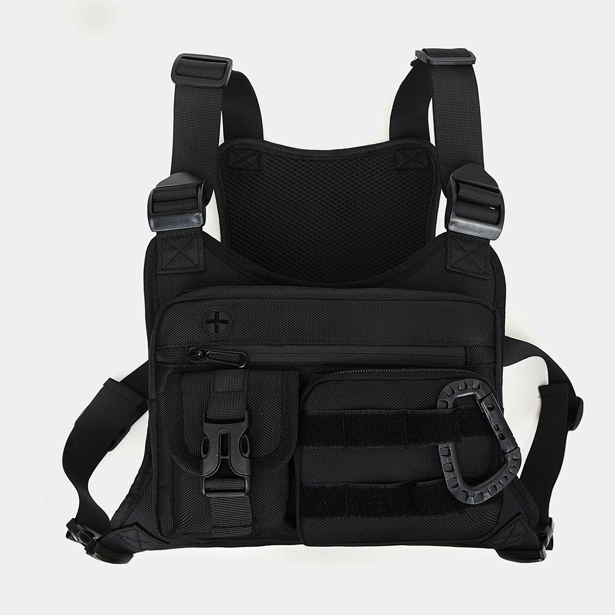 2026 New Outdoor Sports Running Chest Bag Oxford Cloth Cycling Vest Backpack Street Fashion Small Bag