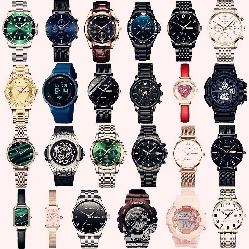 New hot blind box random men's and women's fashion simple waterproof luminous watch stall watch wholesale generation