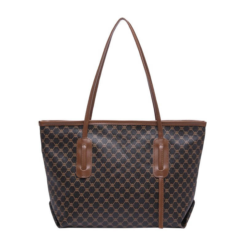 Color contrastante tendencia ocio bolso de gran tamaño 2025 primavera nuevo nicho de moda ocio de gran capacidad bolso de hombro axilar