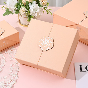 Valentine's Day Pink Gift Box Perfume Gift Box Empty Box Lipstick Large Gift Box Premium Packaging Box