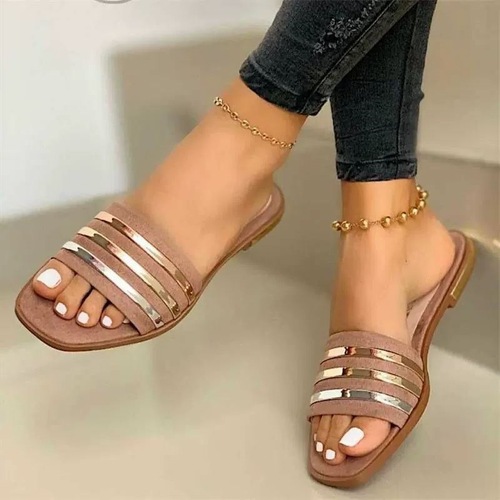 Women's flat sandals big size 43 summer shoes