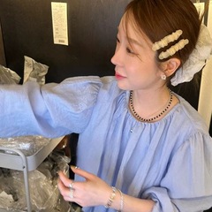 網糸シワヘアピン高級感横顔クリップ優しい前髪ファッション高級カモ口クリップ一字クリップ