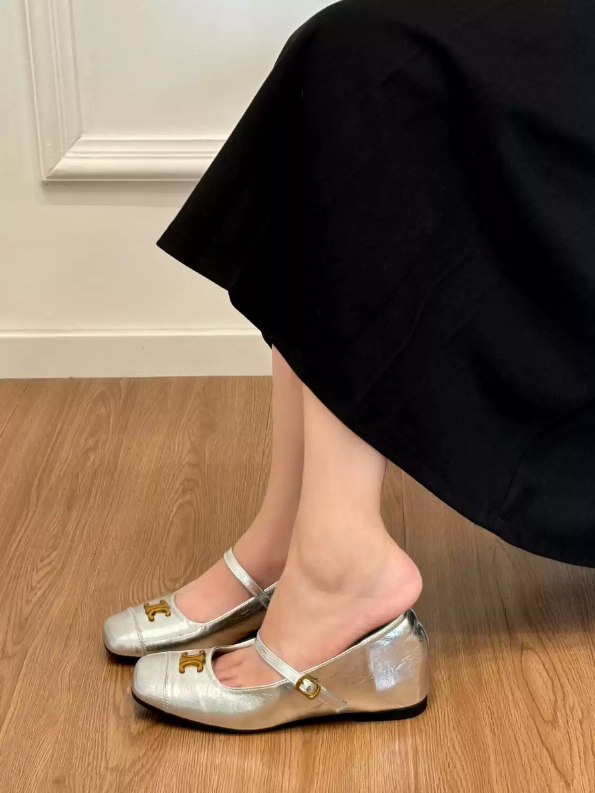 실버 슈즈, 내부 높이 5cm 증가