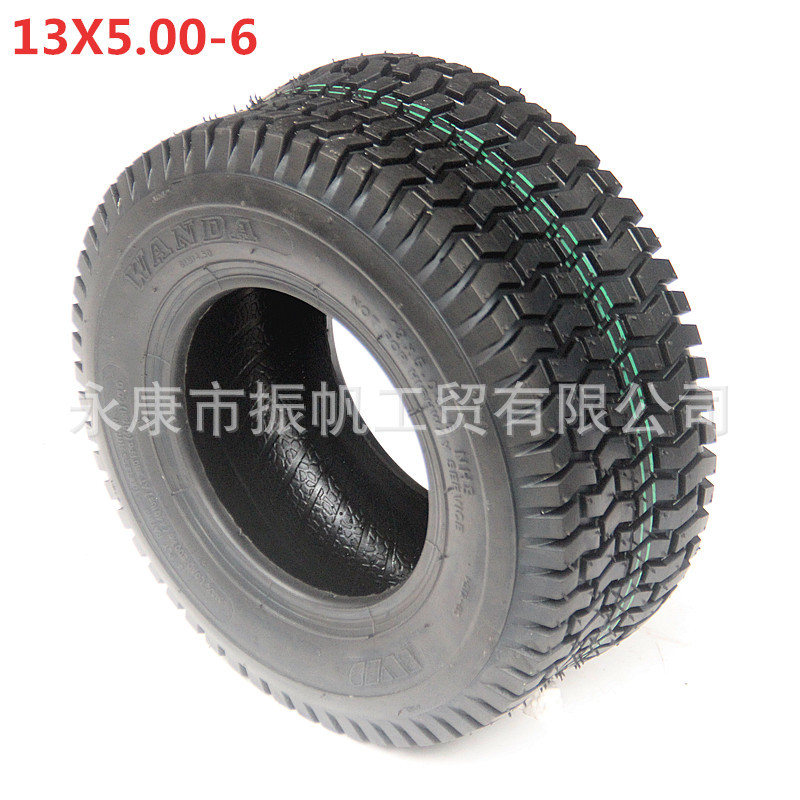 13x5.00-6 neumáticos al vacío neumáticos de 13 pulgadas para carros de playa neumáticos de juguete para carros de go-kart neumáticos de carretera patrón de césped cruzado