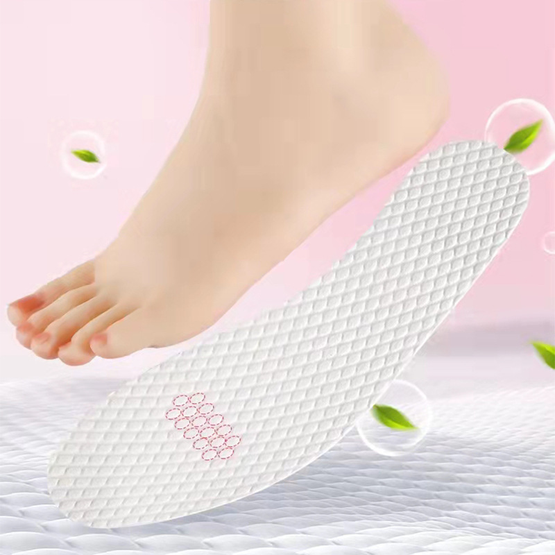 使い捨て木材パルプ靴マット超薄型吸汗通気性快適防汗紙靴マット夏の薄いタイプの無洗木材パルプ靴マット|undefined