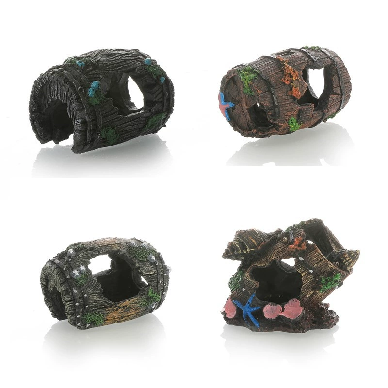 Аквариум декоративные ландшафты, чтобы избежать ведра, аквариум ландшафтная смола, декоративные изделия, деревянные бочкообразные обломки