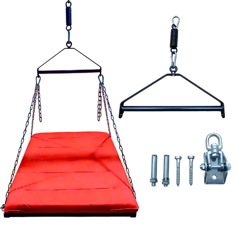 SM Couples Swing Chair with Metal Tripod and Leather Seat for Adult Bondage Play — detail image 23