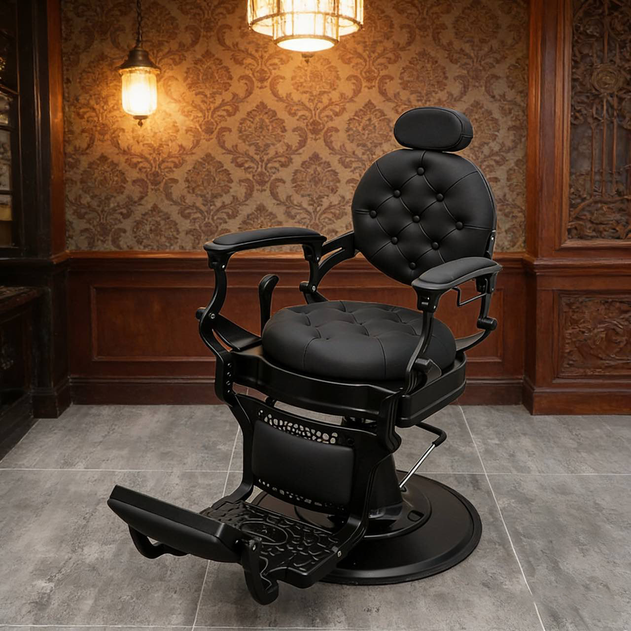 Barber transfronterizos silla de barbería para hombres silla de barbería especial salón de barbería silla de afeitar elevación image 3