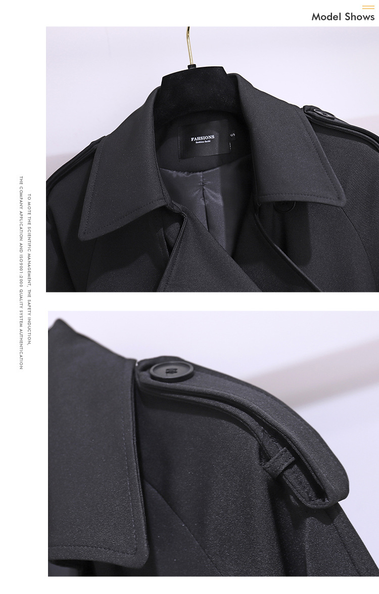 Women's Coat British Style Khaki Blazer For Autumn And Spring_voghion.com