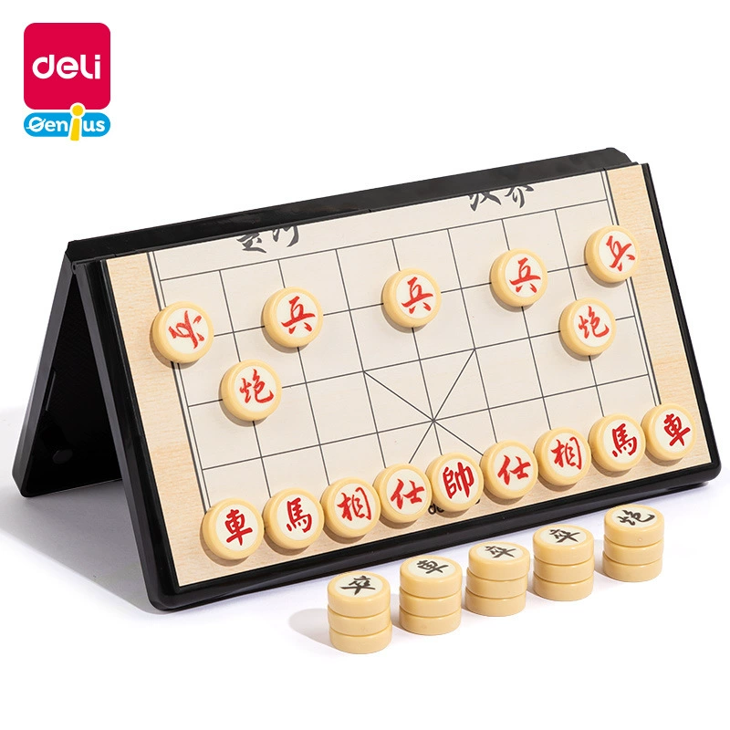 得力 Magnetic big small chess, portable smart toy